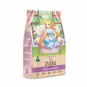 Сухой гипоаллергенный корм ZILLII Indoor для кошек живущих в помещении с индейкой и ягненком 400 г