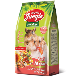 Корм Happy Jungle Prestige для хомяков мышей и песчанок 500 г