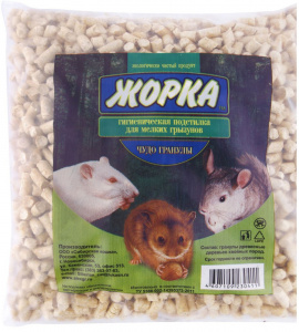 Подстилка для грызунов Жорка чудо гранулы 1,5 л