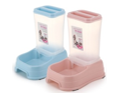 Автоматическая кормушка 24*16*24 розовая 99-0822