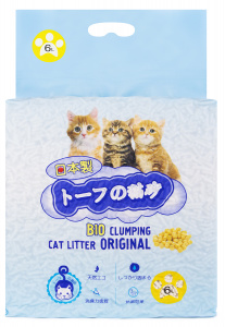 Наполнитель для кошачьего туалета HAKASE AREKKUSU Tofu 6л