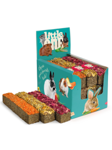 Лакомство для всех видов грызунов Little One Палочка из луговых трав 85 г 