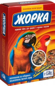 Корм Жорка для попугаев средних и крупных 450 г