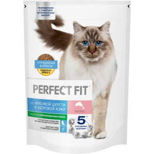 Сухой корм Perfect Fit Здоровье почек для взрослых кошек с лососем 650 г