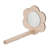 Жердочка прямая с зеркалом 10*15см