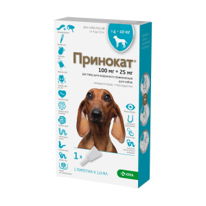 Принокат д/собак 4-10кг уп.1пип