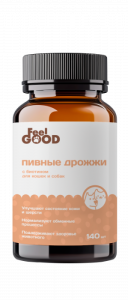 Пивные дрожжи FeelGOOD д/кош/соб пивн.дрожжи/биотин 140таб