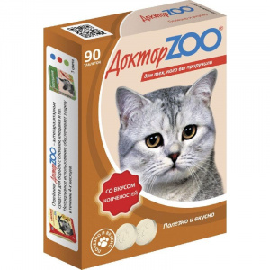 Мультивит. д/кошек с копченостями 90таб