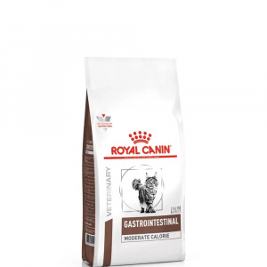 Сухой корм Royal Canin Gastrointestinal Moderate Calorie для кошек при панкреатите и острых расстройствах пищеварения 350гр