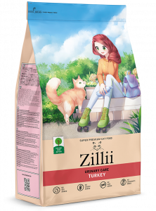 Сухой корм ZILLII Urinary Care PH контроль для кошек с профилактикой мочекаменной болезни с индейкой 400 г