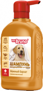 Зоош-нь Мистер Бруно д/собак/щенков Нежный Бархат 350мл