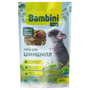 Bambini Pets д/шиншилл 400г 