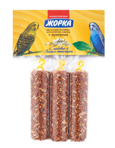 Лакомство для попугаев батончики Жорка Кунжут 3 шт, 120 г 