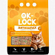 Наполнитель для кошачьего туалета Ok-Lock растительный Антизапах Тутти-Фрутти 6л